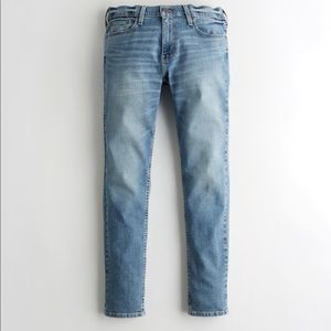 Hollister Skinny 5 pocket jeans, size W 34 L 32, blue